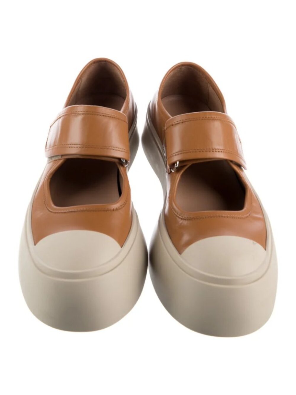 Marni Pablo Mary Jane Leather shoes/sneakers made in Spain in EUC